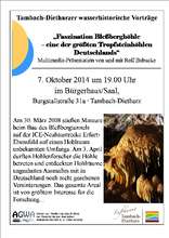 Plakat: Faszination Bleßberghöhle - eine der größten Tropfsteinhöhlen Deutschlands